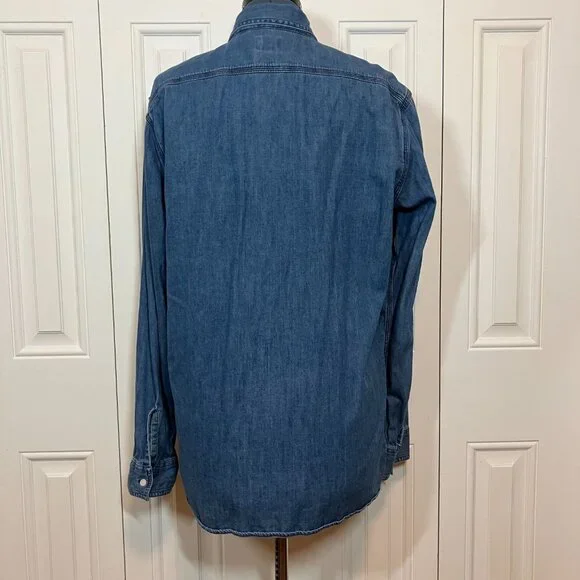 Men's Levi's Denim Shirt Size L - Picture 4 of 5